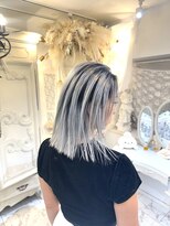 アルモワール(Armoire)&nbsp;バレイヤージュ/ホワイト/ホワイトシルバー/デザインカラー