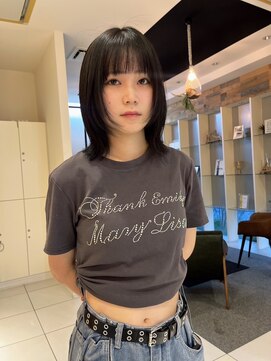 サボ(sabo) 韓国ヘア/顔まわり/レイヤー/前髪カット/小顔/韓国風/髪質改善