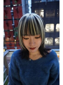 シィーム(cime) アンブレラカラー 抜きっぱなしブロンド