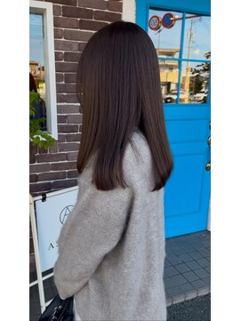 アズグロウ エクラ(AS GROW 'eclat) 髪質改善ストレートで艶髪へ