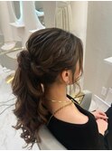 ポニーテール/心斎橋ヘアセット