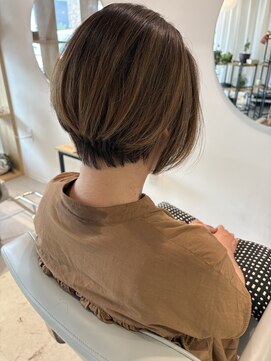 2025/白髪ぼかしカラー/ショートスタイル