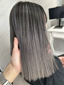 アンベル(ANBEL) ブリーチハイライト髪質改善ダブルカラーレイヤーカット