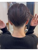 【SHARON原宿】ショコラブラウン×刈り上げショート