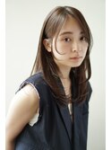 ワンカールレイヤーカット＊透明感アッシュカラー＊顔周り＊銀座