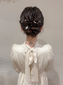 ゼスト 中野店(ZEST) 【ZEST中野/イチカ】お呼ばれヘア/シンプルシニヨン