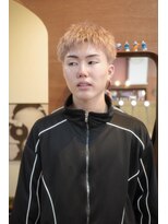 エディ(Edy)&nbsp;スパイキーショートケアブリーチミルクティーベージュ眉毛カット