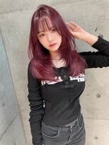 ロンド レア 天神大名店(Lond Le’a)&nbsp;黒髪カタログ/オリーブグレー/ココアベージュ/小顔に見せるヘア