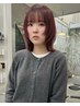 平日限定《透明感艶髪カラー》カット+ケアカラー+4stepトリートメント￥11500