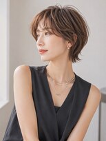 サンタフェ 岡崎店(Santa'Fe)&nbsp;脱白髪染め/白髪ぼかしカラー/大人ボブ/ハンサムショート/3