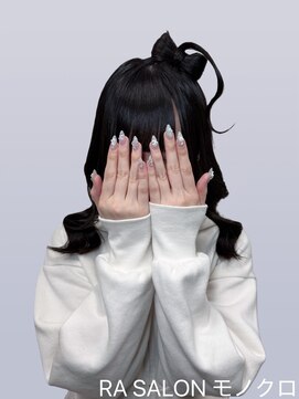 アールエーサロン モノクロ 虎ノ門(RA SALON モノクロ) 【推し活ヘア】立体リボンりんごちゃんヘア