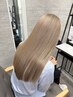 【ホワイト】カット+2回ブリーチ+カラー+オーダーメイドTR34150→30850~
