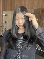 hyon myon/RISEbyREVO 綾瀬店【ヒョンミョン】&nbsp;ハッシュカット/デザインカラー/グレージュ[綾瀬駅/韓国ヘア]