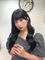 カシュカシュ アネックス(cache cache annex) ラベンダーカラーアイドル前髪顔周りおくれ毛髪質改善カラー