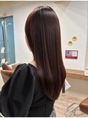 表面縮毛矯正×高濃度トリートメントカラー