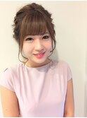 結婚式 二次会 ヘアセットお任せください♪