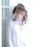 大人ハーフアップ