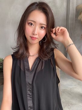 ロンドローズ 名古屋(Lond damaskRose) 【Lond damaskRose】津田稜也 美人セミディーグレージュカラー