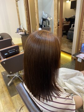 髪穂庵 カミノキモチ 好感度抜群なミディアムストレート【行徳】