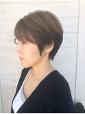 ［OCEAN　Hair&Life]ハンサムショート☆オリーブベージュ☆