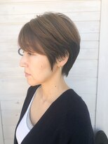 オーシャン(Ocean)&nbsp;［OCEAN　Hair&Life]ハンサムショート☆オリーブベージュ☆