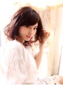 【大人かわいい】ラフカールで弱酸性デジタルパーマ
