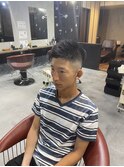 アシメトリー刈り上げショート