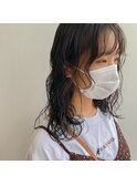 くしゅっとパーマ