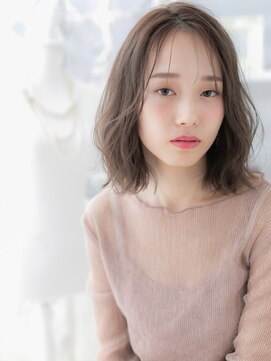 モッズヘア 上尾西口店(mod's hair) くせ毛風ふわミディくすみカラーこなれヘアa上尾20代30代40代