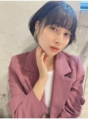 マッシュショート×インナーカラー