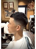 スキンフェードクロップスタイル
