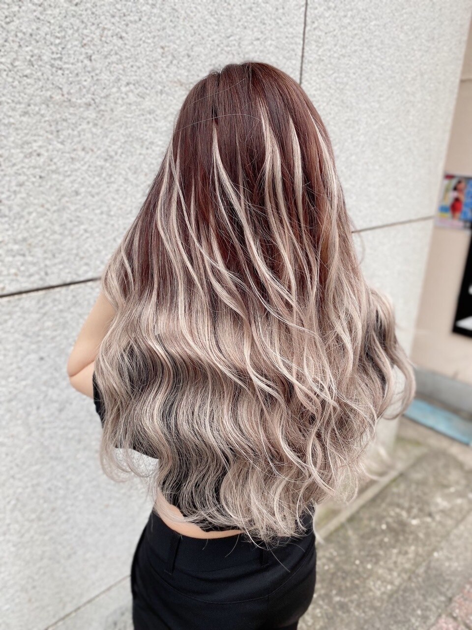 みるく シールエクステ ホワイトミルクティー#シールエクステ#ミルクティーピンク#新宿