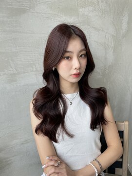 エースハバナ 渋谷(1 HAVANA) ヌーディーカラー/サラツヤロング/ふんわりミディアム/小顔ヘア