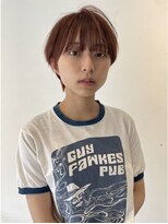 ヘアサロンエム フィス 池袋(HAIR SALON M Fe's) オレンジブラウン×ミニショート