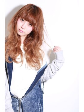 アディクト 東陽町西口(addict) あざと可愛い艶髪ハイトーン＿ピンクベージュ＿ロング［東陽町］