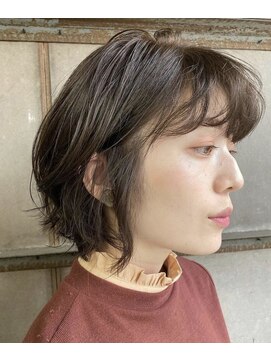 クラク 笹塚店(KURAKU) ショートヘア/くすみカラー/オリーブベージュ/20代/30代/笹塚