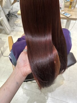 ヘアーメイクブランニュー セントラル 西大寺店(hair make Brand new central) 韓国風カラー×レッドブラウン×髪質改善