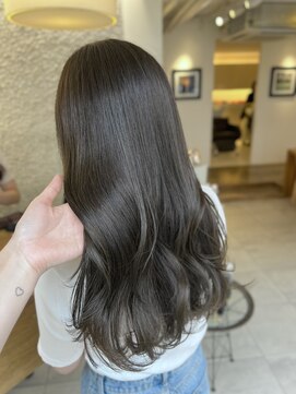 ビーチ(BEACH) ミントブラウンやわらか透け感レイヤーカット