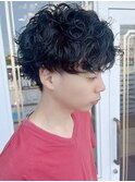 【ルチュラ 岩崎】メンズスパイラルパーマ強めマッシュ20代30代