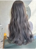 ハイライト履歴ありグレージュカラー