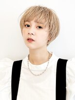 セイドット フクオカ(Say.FUKUOKA) 【Say.福岡】マッシュショート×レイヤー×ホワイトミルクティー