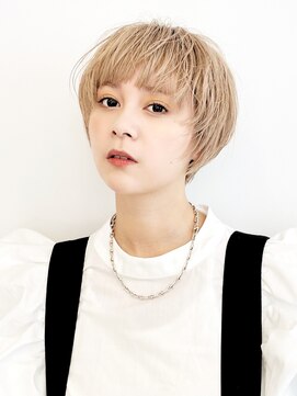 セイドット フクオカ(Say.FUKUOKA) 【Say.福岡】マッシュショート×レイヤー×ホワイトミルクティー