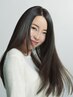 乾かすだけで！ツヤ髪へ☆ナチュラルストレート＋骨格補正カット　