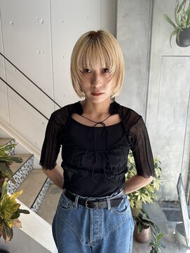 オムズポカ 栄矢場町店(OM's poka) マッシュボブ/ブロンドボブ