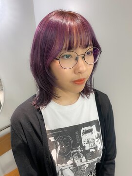 ヴェルダ 池袋店(verda) ウルフスタイル×パープルカラー◎Yamamoto