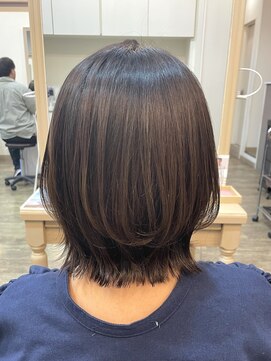 アルターリール(aL ter Rire) くびれヘア/アプリコットオレンジ/ハイライトカラー/中村郁未