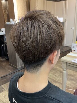 暗めカラー/デザインカラー/フェイスフレーミング/中村郁未