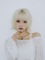 シエ バイ ケンジ 湘南台(sie by KENJE)&nbsp;ボブウルフとブロンドでおしゃれハイトーン♪