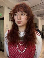 ナループロアツム(Nalu pu loa Tsum)&nbsp;ウルフパーマ/カラー/暖色カラー/マレットヘア