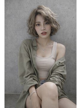 ニナ 梅田(nina) 【nina梅田】ボブ×ウェーブ